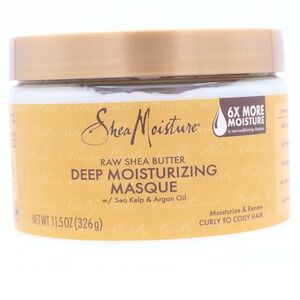 Shea Moisture Raw Shea Butter Deep Moisturizing Masque Hair Mask 11.5 oz Jar